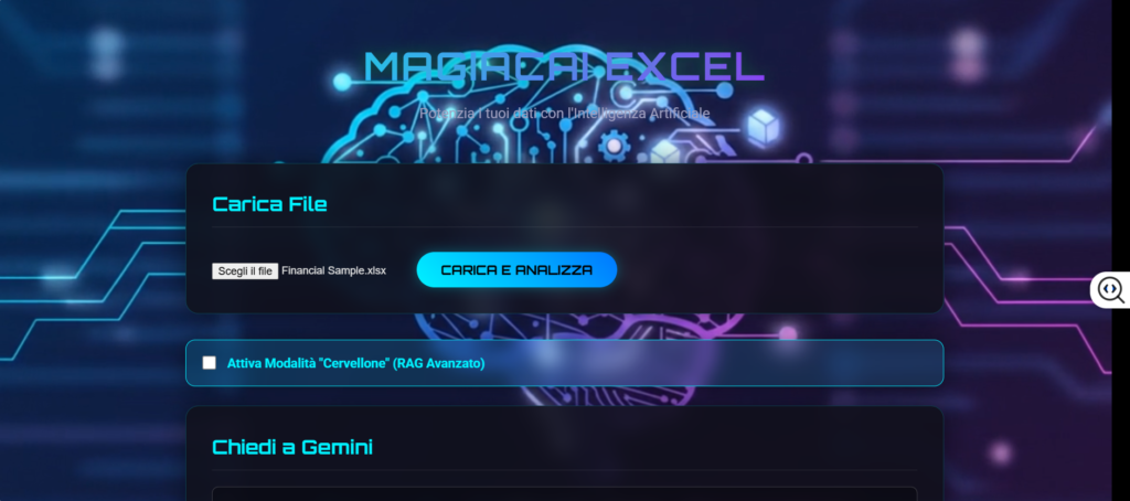 Excel RAG Intelligencee Heading